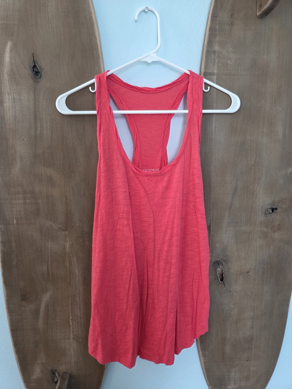 Victoria's Secret Coral Racerback Tank Top